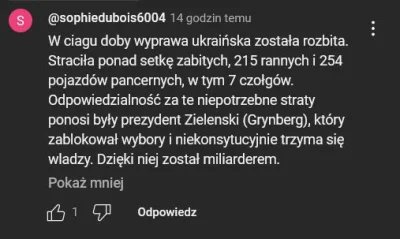 fhgd - cały #youtube zasrany komentarzami tego typu, to chyba oznacza że w dobrą stro...