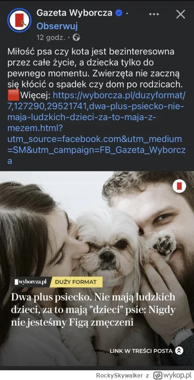 RockySkywalker - Jak to nie jest inżynieria społeczna, to ja nie wiem co.
Miłość psa ...