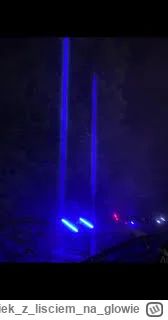 czlowiekzlisciemnaglowie - Dziwne niebieskie lasery z nieba celują w miejsce strąceni...