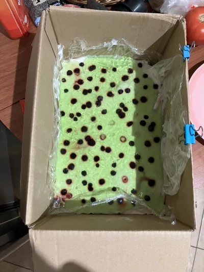 ChlopoRobotnik2137 - I cyk, sernik gotowy z galaretką agrestową i jagodami leśnymi 
#...