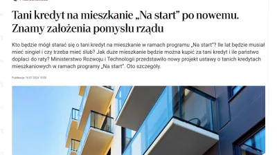 Quzin - No jak tam? Gotowi?
 – Ze względu na wysokie stopy procentowe dopłaty mają ch...