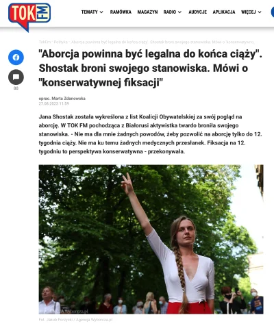 L3stko - @Wink: przed chwilą ogłoszono, że na listach Lewicy będzie kandydatka, która...