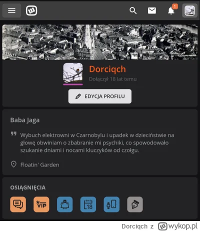 Dorciqch - Wszystkiego najlepszego dla mojego konta. Właśnie zostało pełnoletnie #chw...