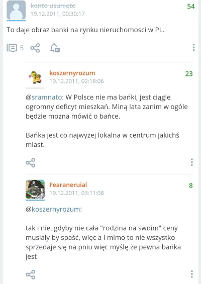 Oltwk93 - #nieruchomosci
Komentarze z 2011 xD
Spadkowcy zawsze widzą bańkę na rynku n...