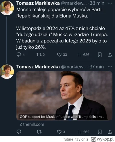 future_taylor - Po miesiącu pracy u trumpa  na farmazonirstwie muska poznaja sie i ma...