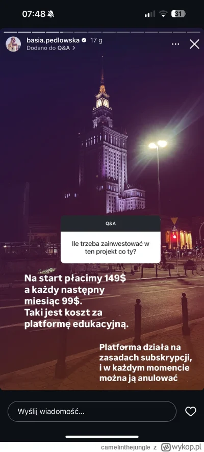 camelinthejungle - Chyba mamy bingo. Basia z #hotelparadise dołącza do drużyny #fraje...