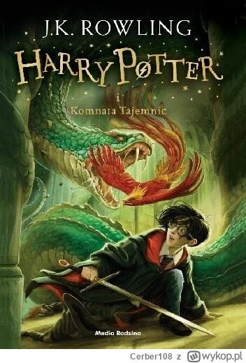 Cerber108 - 432 + 1 = 433

Tytuł: Harry Potter i Komnata Tajemnic
Autor: J.K. Rowling...