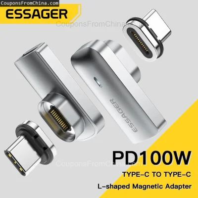 n____S - ❗ ESSAGER PD 100W Type-C To Type-C Magnetic Charge Adapter
〽️ Cena: 6.61 USD...