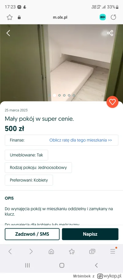 Mrbimbek - Pokój na wynajem xD 500 zł + 200 zł media xD 

#Opole #wynajem #pokoj