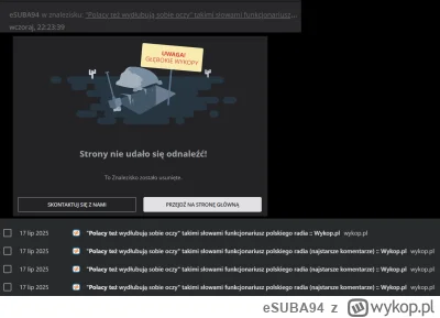 eSUBA94 - było takie wielkie duże znalezisko na głównej, wisiało od wczoraj wieczora
...