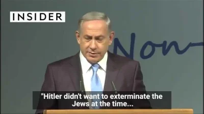 plat1n - Netanyahu powiedział swoim ludziom, że Islam jest odpowiedzialny za Holokaus...