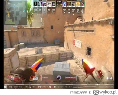 r4mz3yyy - Prawie idealne 4 headshoty z P2000 na DUST 2
https://youtu.be/VFX6qozjEEY
...