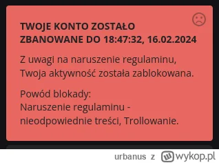 urbanus - @VoxClamantisInDeserto: za pisanie że UE jest lewacko-korporacyjnym potwore...