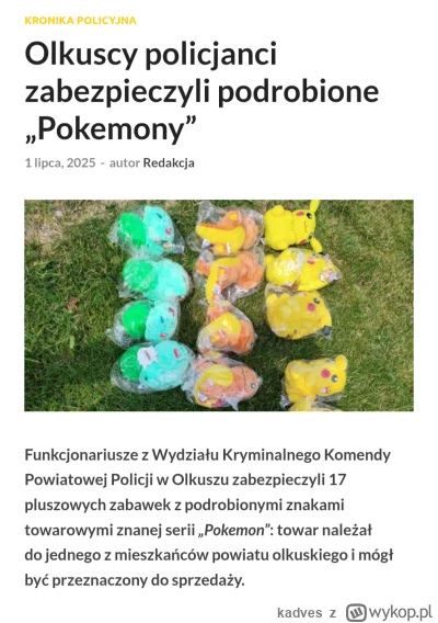 kadves - My tu się śmiejemy z Policji, że nie potrafiła znaleźć rencisty z Limanowej,...