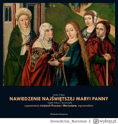 BenedictusNursinus - #kalendarzliturgiczny #wiara #kosciol #katolicyzm

środa, 2 lipc...