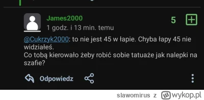 slawomirus - @Cukrzyk2000 czemu kasujesz komentarze? Przecież normalne pytanie to był...
