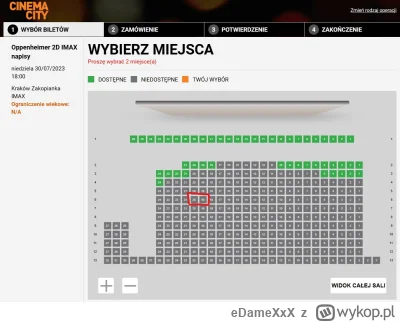 eDameXxX - Hej Mirasy, jako że nie mogę anulować, to sprzedam 2 bilety na jutro (nied...