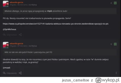 jezus_cameltoe - @eduardo-garcia: to ma być zluzowanie z polityką? Nawet 1 dnia bez p...