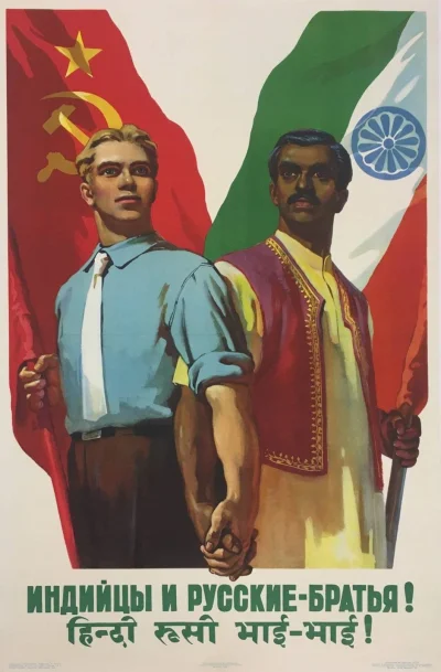 frisorovicz - Sowiecki plakat propagandowy: "Hindusi i Rosjanie są braćmi"
Dlaczego z...
