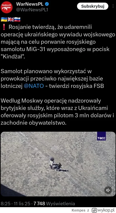 Kempes - #ukraina #rosja #wojna #heheszki 

FSB złapała przy tym św. Mikołaja, 12 kra...