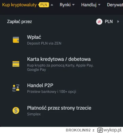 BROKOLINI92 - Jak najlepiej kupić USDT na Binance za złotówki?
Próbuję podpinając kar...