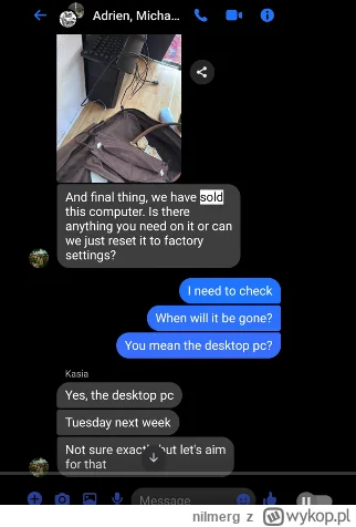 nilmerg - Gonciarz opisuje screen: 
sprzedaliśmy ten komputer, czy możesz go wyczyści...