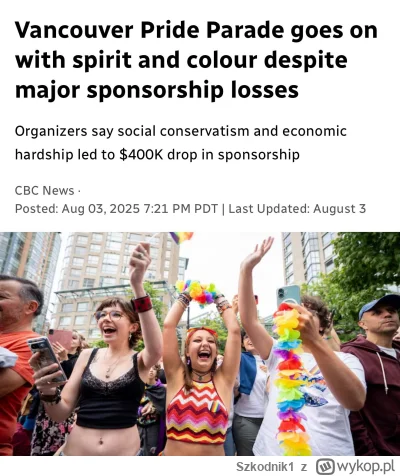 Szkodnik1 - Myślicie, że ona jedyna której nie wpuścili. Tęczowym konserwatystom też ...