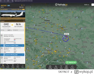 5KYN3T - A co to za gagatek?

#flightradar24 #wojna #ukraina #rosja