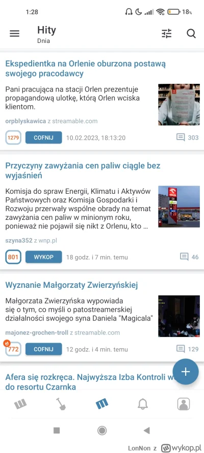 L.....n - XD W "HIT" ach na wykopie jest jedno znalezisko z płomieniem XD Tylko jedno...