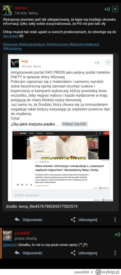 pss8888 - @deziom wiedziałem że usuniesz xD