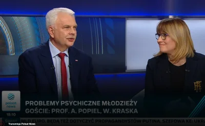 Ksemidesdelos - na #polsat właśnie minister Kraska daje wykład o tym, że #depresja i ...