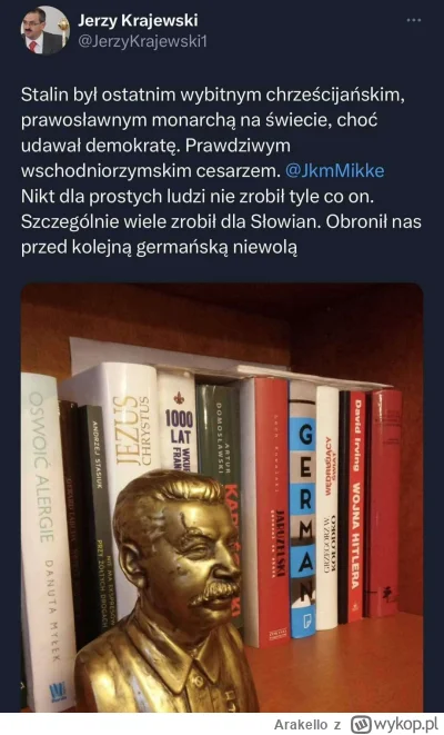 Arakello - @dqdq1: ja już się gubię w tej prawackiej logce. Stalin w końcu jest zły c...