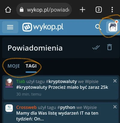 d.....o - Ej no nie może być tak ze na telefonie powiadomienia z tagów miksują się z ...