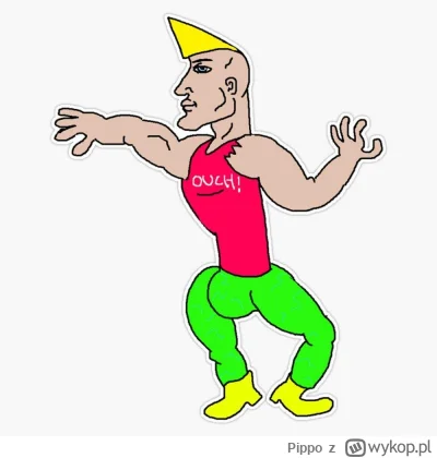 Pippo - >Chodzenie w jednej koszulce, ubieranie się na różowo.Totalnie gościu odlecia...