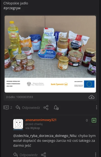 k.....m - Aby spełnić kwalifikacje do programu banki żywności trzeba spełniać następu...