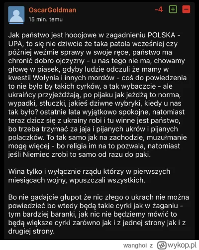wanghoi - Polacy pobili Ukraińców bez powodu, prawie ich zabijając. 

I teraz komenta...