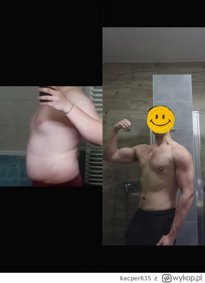 kacper635 - 2020 vs 2022, jakoś lekko ponad 2 lata dzieli oba zdjęcia, z pozytywów, p...