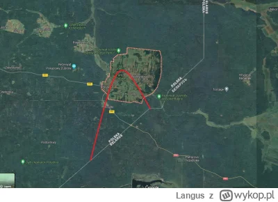 Langus - Prawdopodobna trasa. Może jakiś monitoring po drodze uchwycił przelot?

źród...