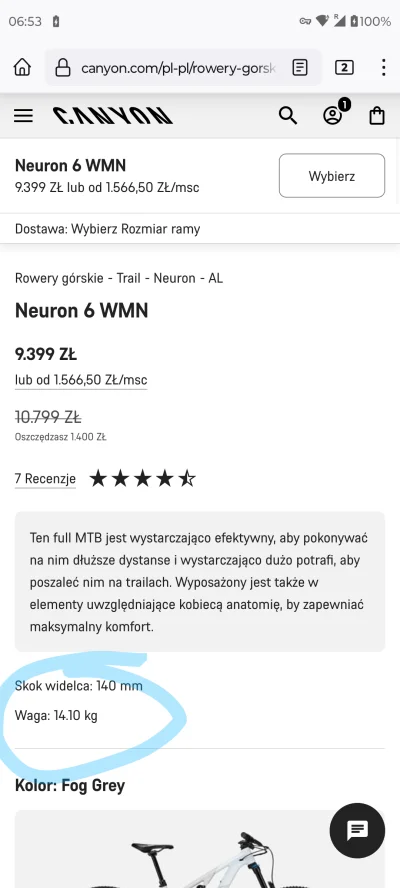 G06DbT - >13kg to tak 2kg więcej niż full sus XC. 

@Hasz5g: mówisz o jakimś hi end? ...