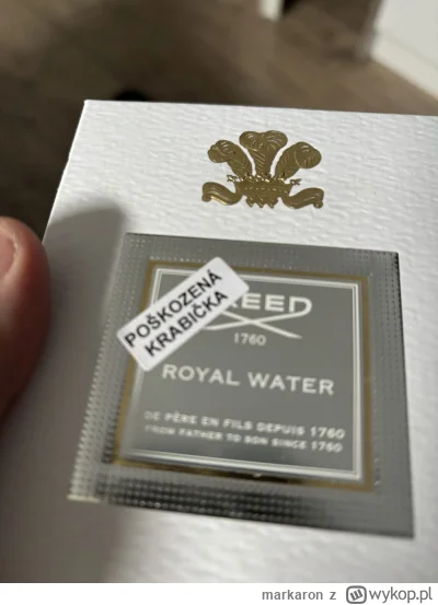 markaron - Pogniotło się w Czechach a sprzedawane w Polsce :D

#perfumy