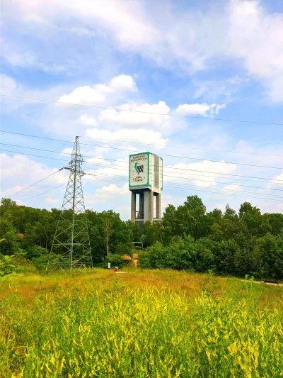 sylwke3100 - Widok na wieżę Szybu "Wanda" kopalni Pokój z "Góry Antonia" w Rudzie Ślą...