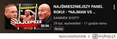 SpoconyBambik - Najśmieszniejszy panel roku kloszardy ( ͡° ͜ʖ ͡°)

#famemma