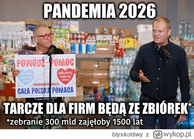 blyskotliwy - Dlaczego Owsiak nie zbierał na tarczę dla przedsiębiorców?
#powodz
