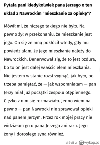 dr3vil - Człowiek któremu Nawrocki ukradł mieszkanie faktycznie miał opiekunkę, która...