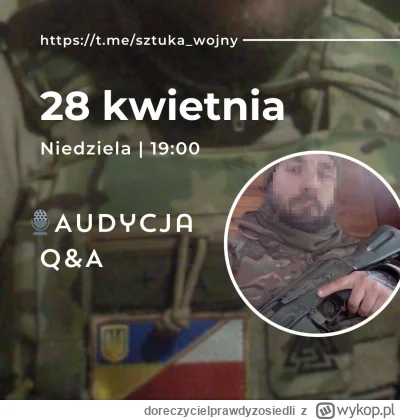 doreczycielprawdyzosiedli - #ukraina #wojna #qa #live #front 
🔥Sztuka Wojny zaprasza...
