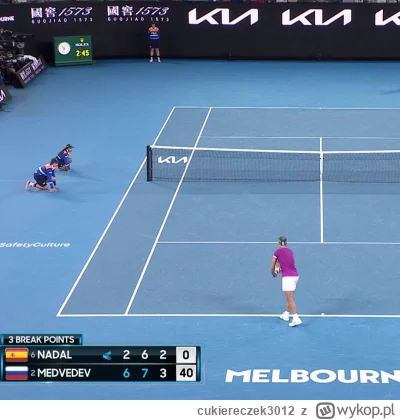 cukiereczek3012 - ostatni raz, gdy Medvedev prowadził 2:0 w finale AO ( ͡° ͜ʖ ͡°)
#te...