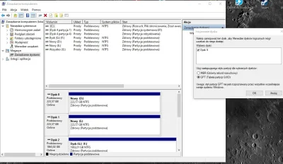 Gabaryt - @niegwynebleid: pojawiło się inicjowanie dysku wybrać GPT?