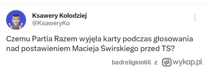 badreligion66 - #polityka Nie wiem ale się domyślam