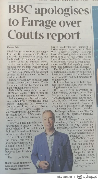 skydancer - Sytuacja z Faragem idealnie pokazuje jak łatwo jest manipulować opinią pu...