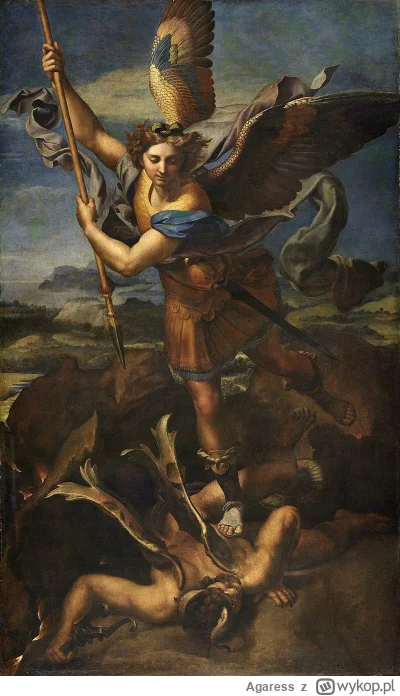 Agaress - @Blankow: Rafael Santi - Święty Michał pokonuje Szatana